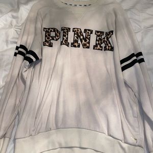 Cheetah print PINK sweatshirt